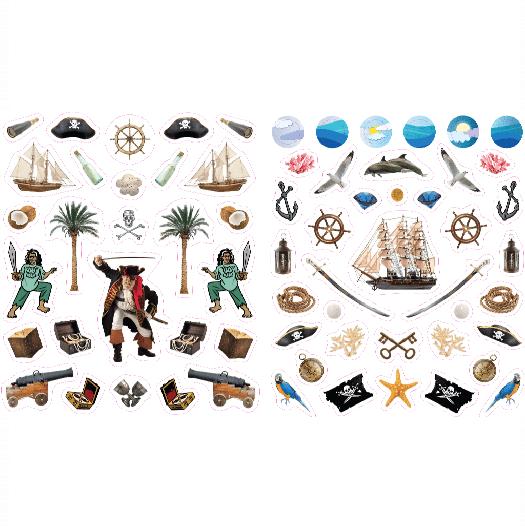 Libro de Stickers Piratas - Workman1