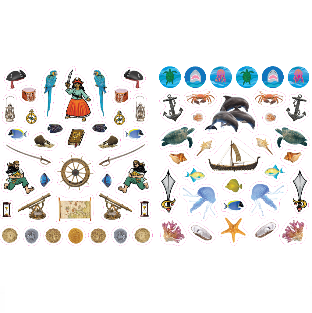 Libro de Stickers Piratas - Workman3