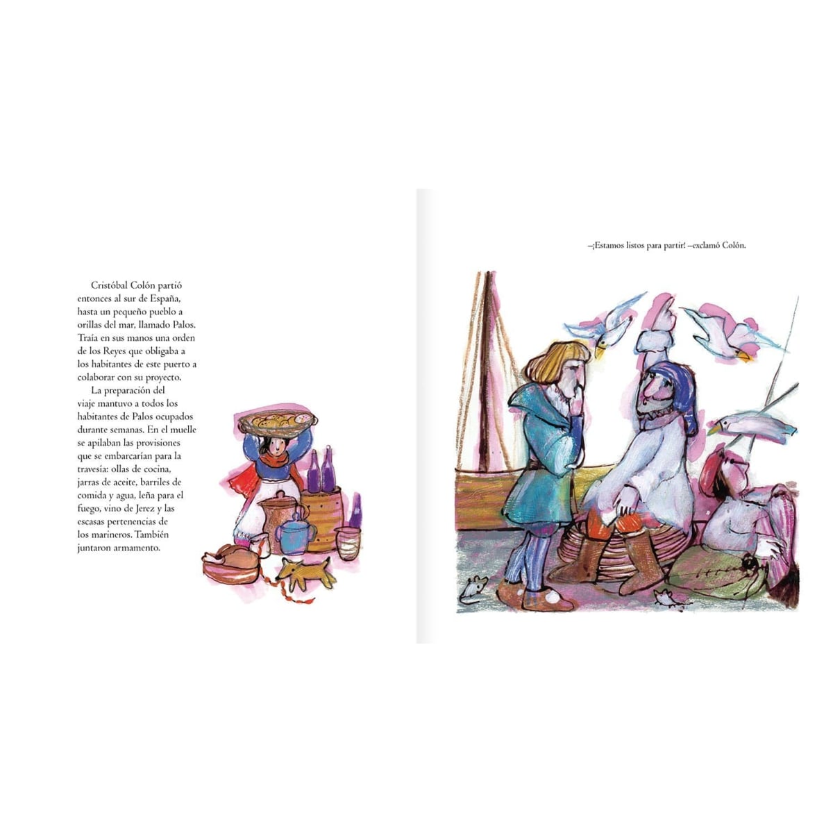 Libro El Viaje de Colón - Editorial Amanuta3