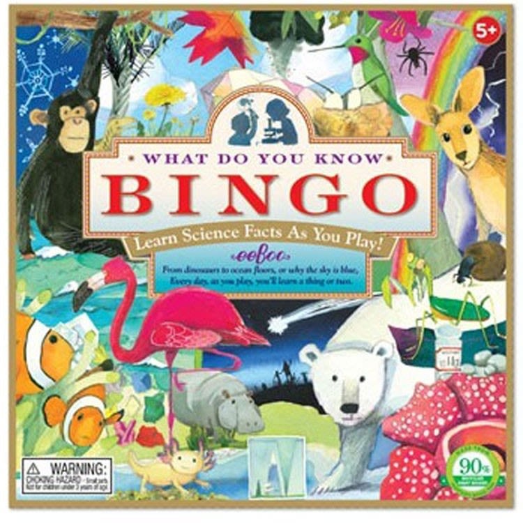 Juego Bingo Ciencia - Eeboo2