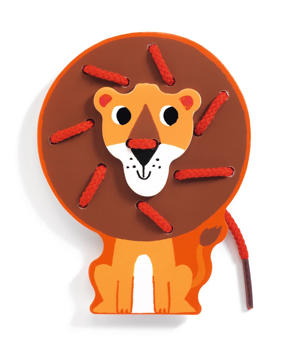 Juego de Enhebrar Lassanimo - Djeco5