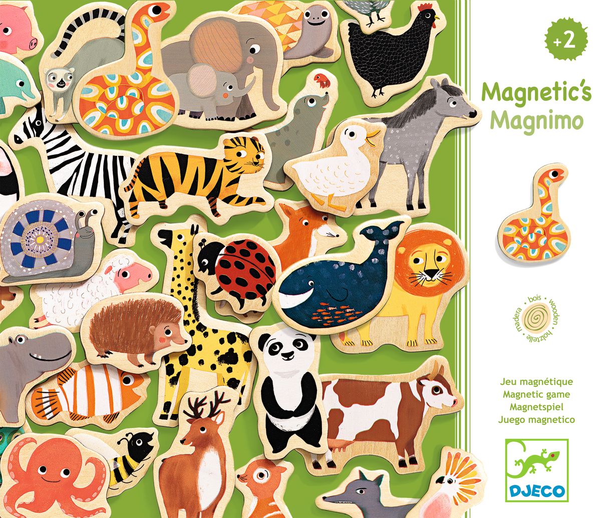 Set Magnetos Magnánimo 36 Piezas - Djeco 1
