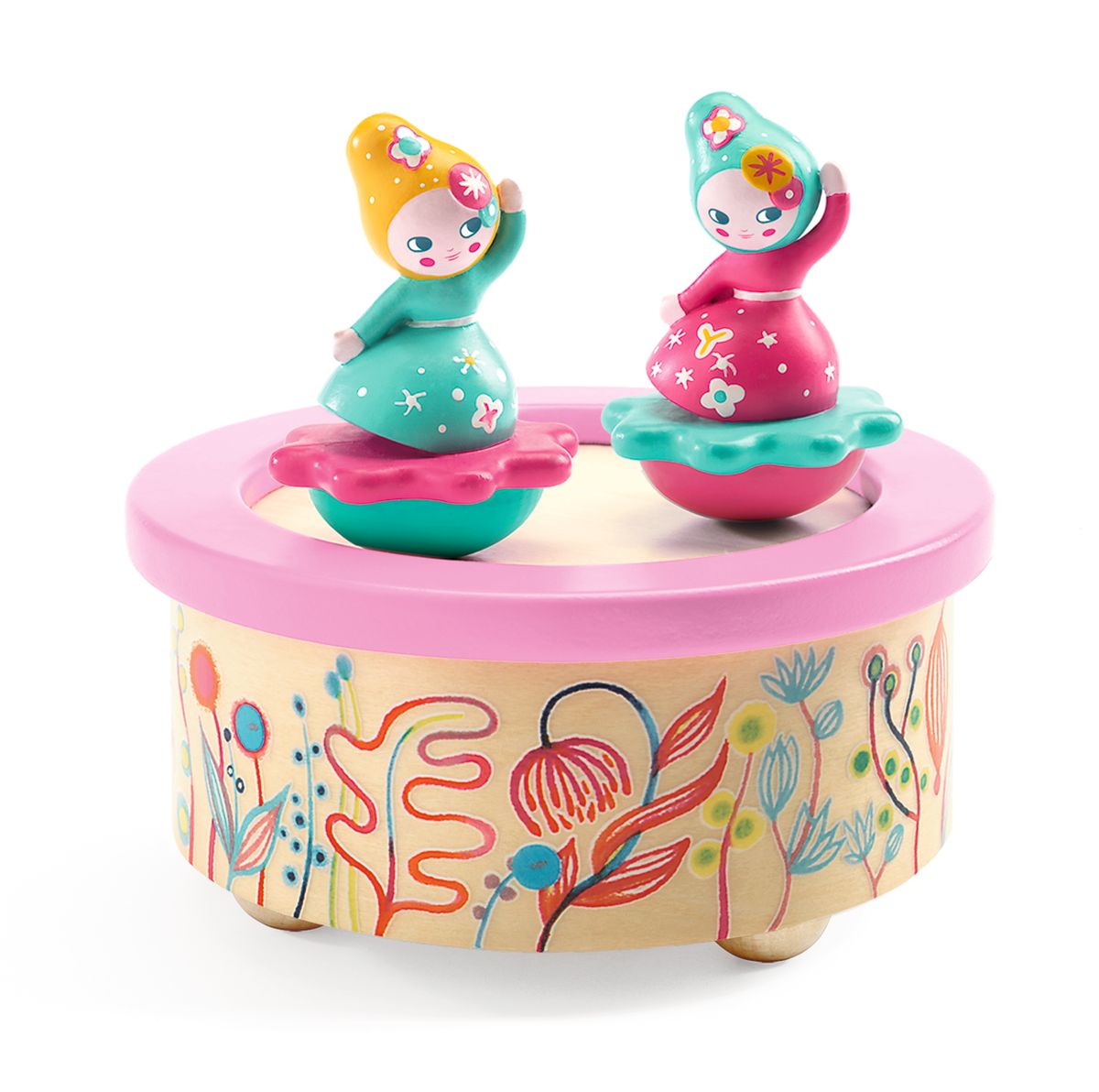 Caja Musical Magnética Bailarinas - Djeco 1