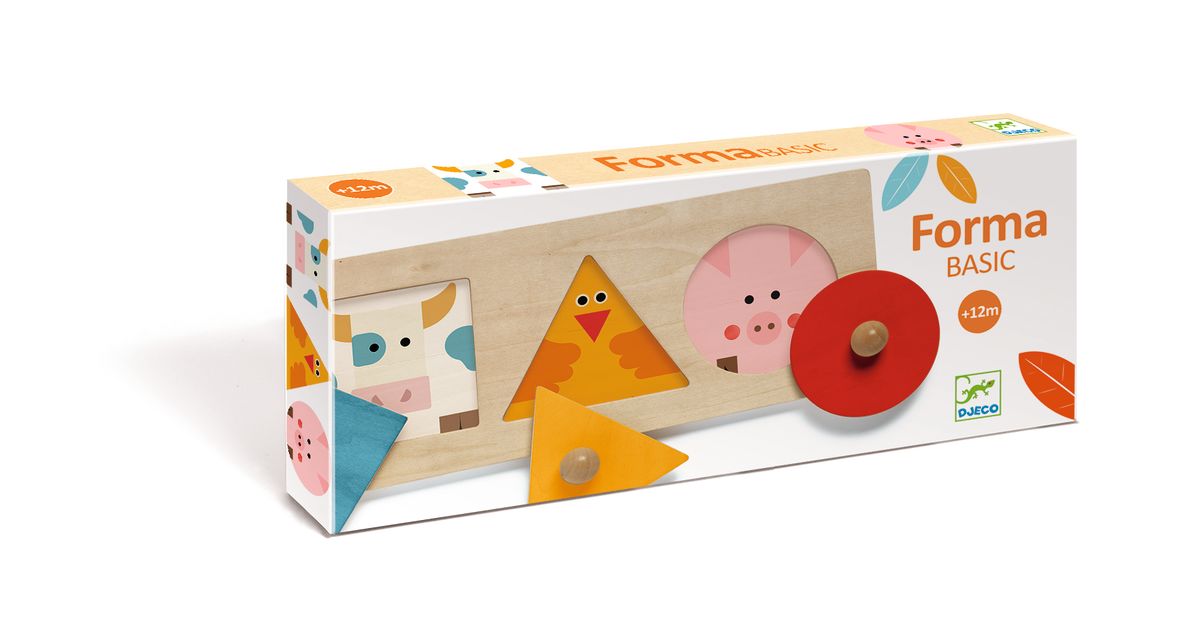 Juguete de Encaje Basic Forma - Djeco 2