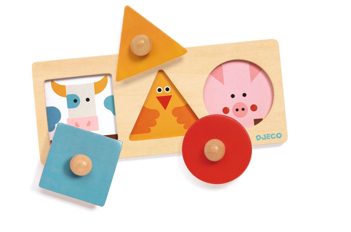 Juguete de Encaje Basic Forma - Djeco3