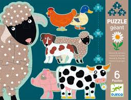 Puzzle Gigante Progresivo Honoré y Amigos - Djeco 2