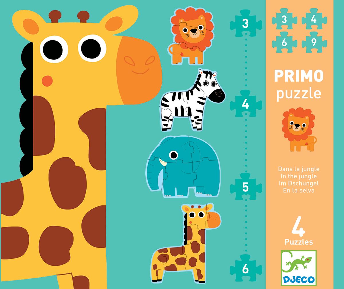 Puzzle Progresivo Jungla - Djeco 2