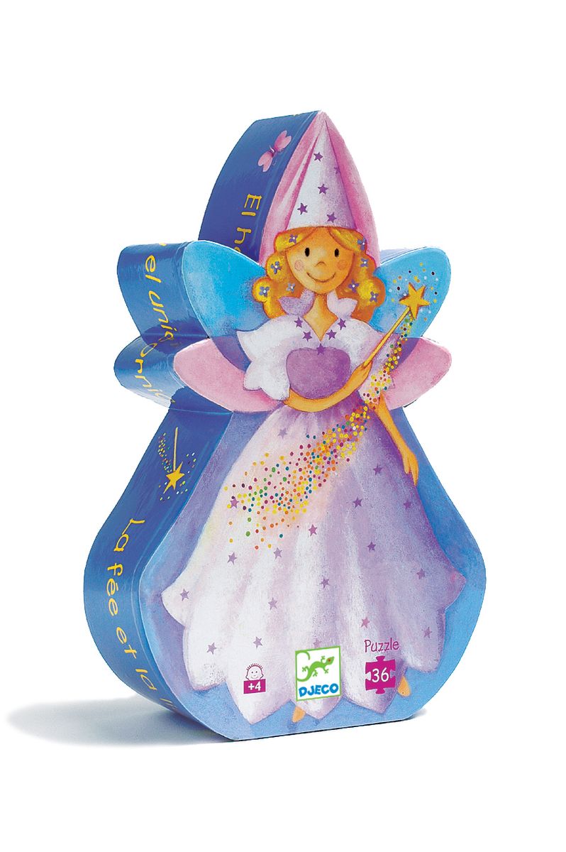 Puzzle Silueta Hada Madrina 36 Piezas - Djeco4