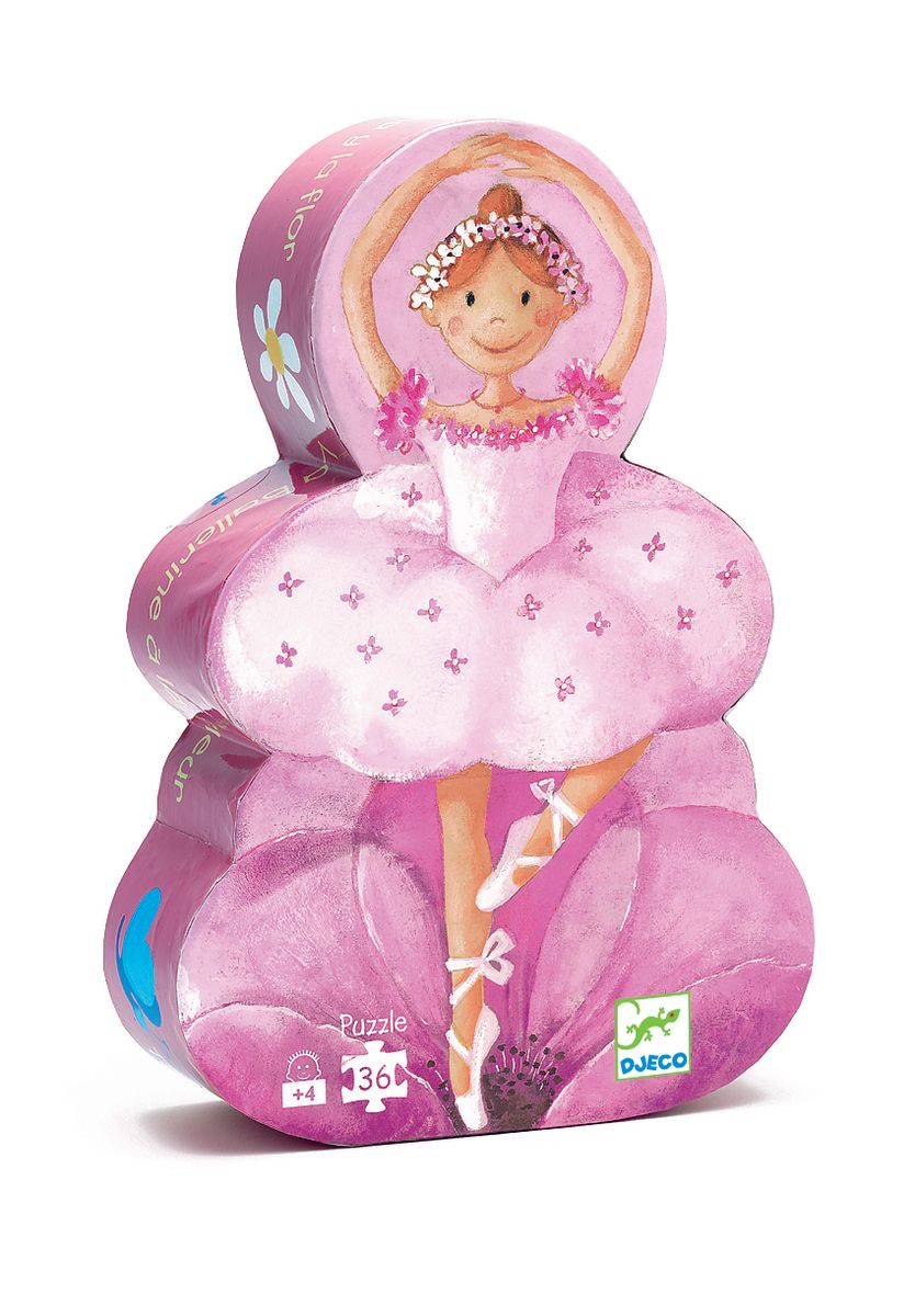 Puzzle Silueta Bailarina 36 Piezas - Djeco4