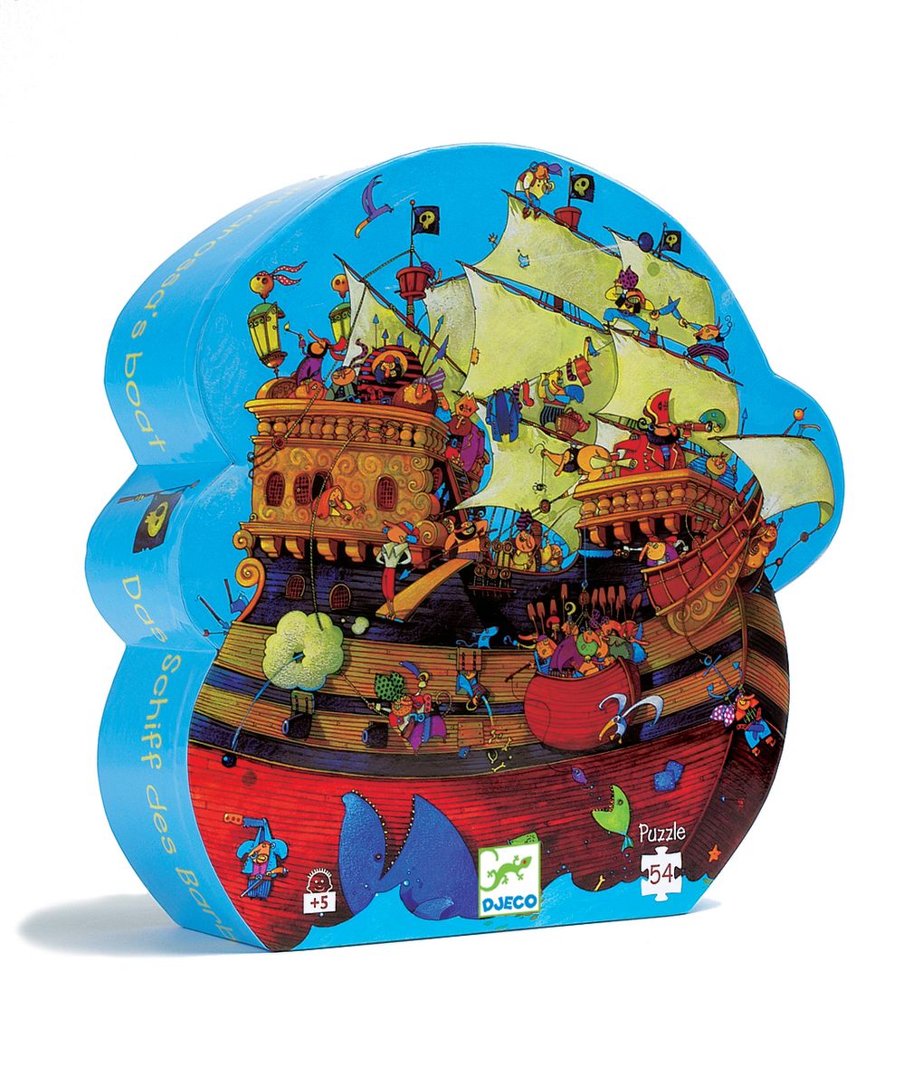 Puzzle Silueta Barco 54 Piezas - Djeco4