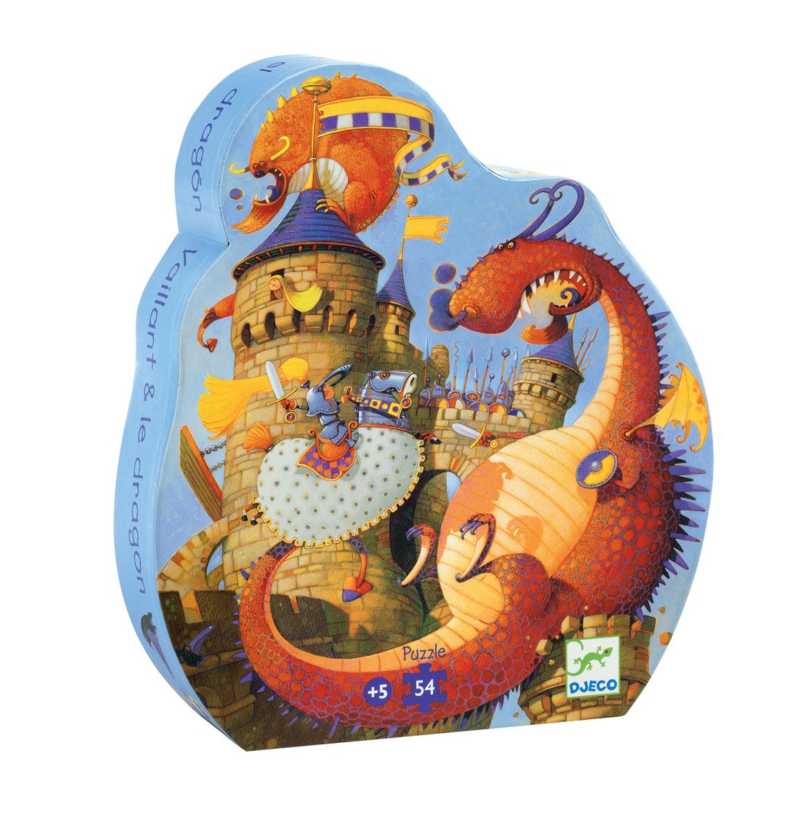 Puzzle Silueta Dragón 54 Piezas - Djeco 1