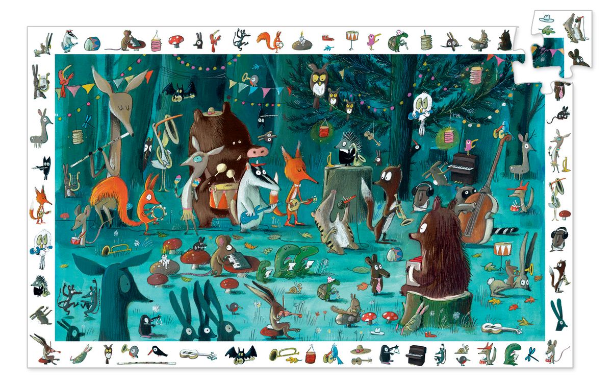 Puzzle Observación Orquesta 35 Piezas - Djeco 1