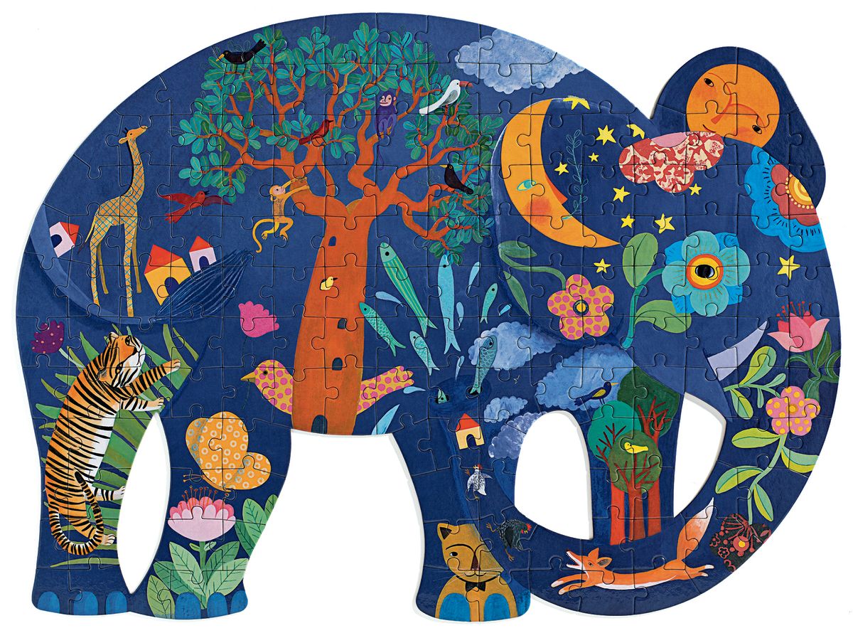 Puzzle Art Elefante 150 Piezas - Djeco1