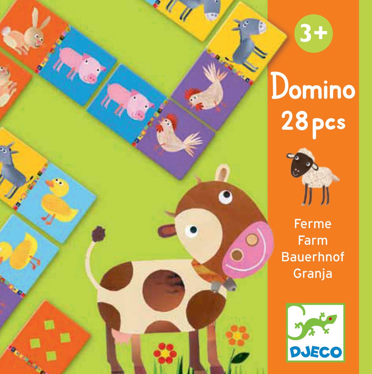 Juego Dominó Granja - Djeco 2