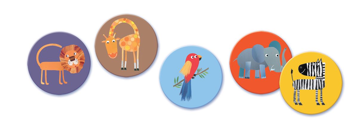 Memorice Jungla 30 Piezas - Djeco1