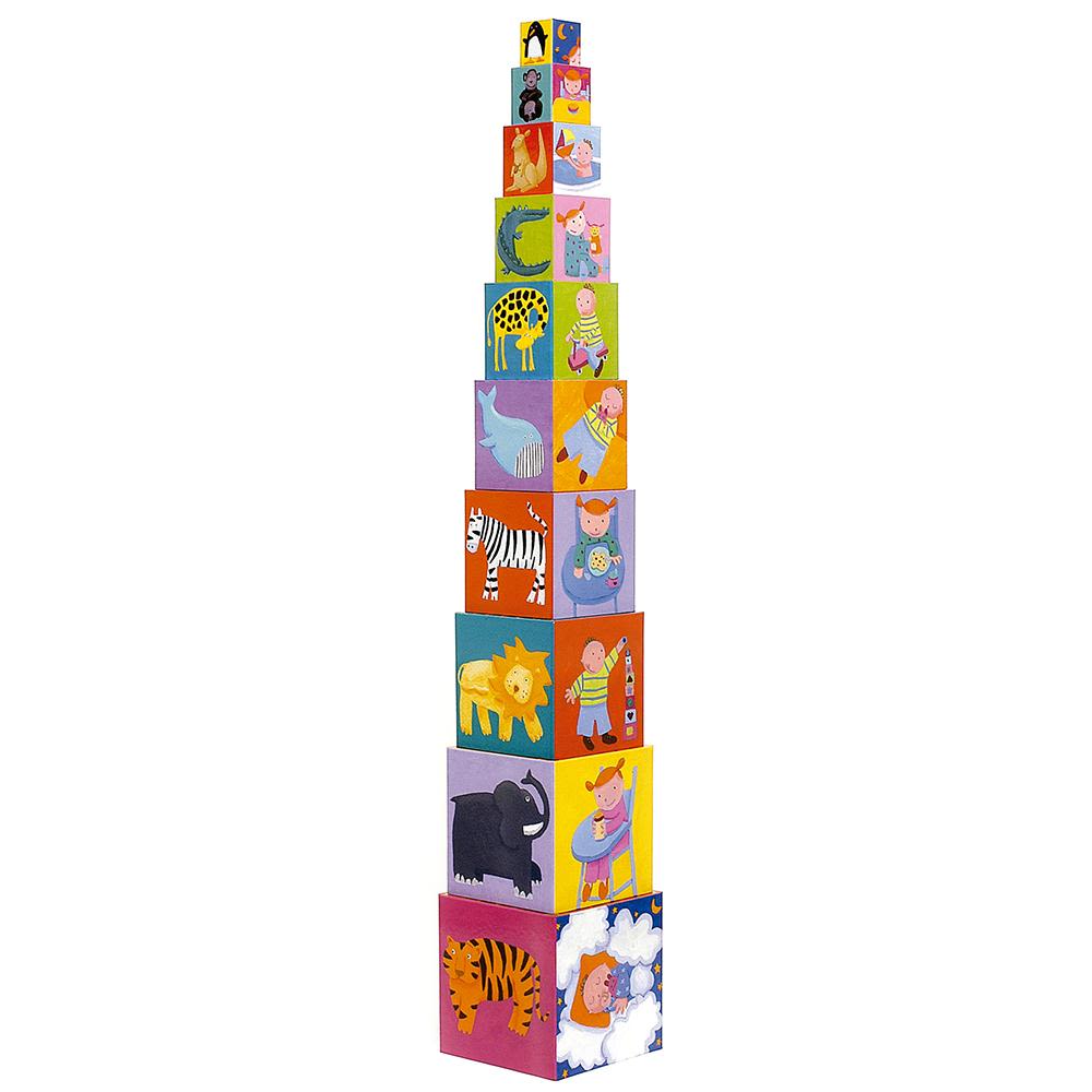 Cubos Apilables Funny - Djeco2