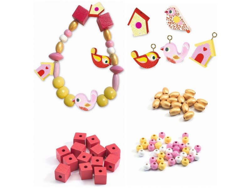 Mostacillas de Madera Rosa - Djeco2