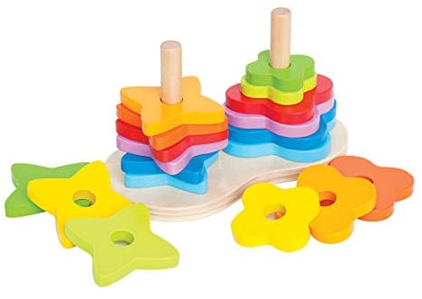 Juguete de Encaje Vertical Arcoíris - Hape5