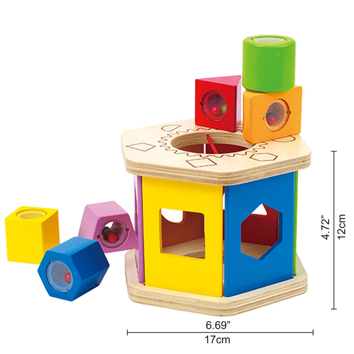 Juguete de Encaje con Sonido 6 Piezas - Hape2