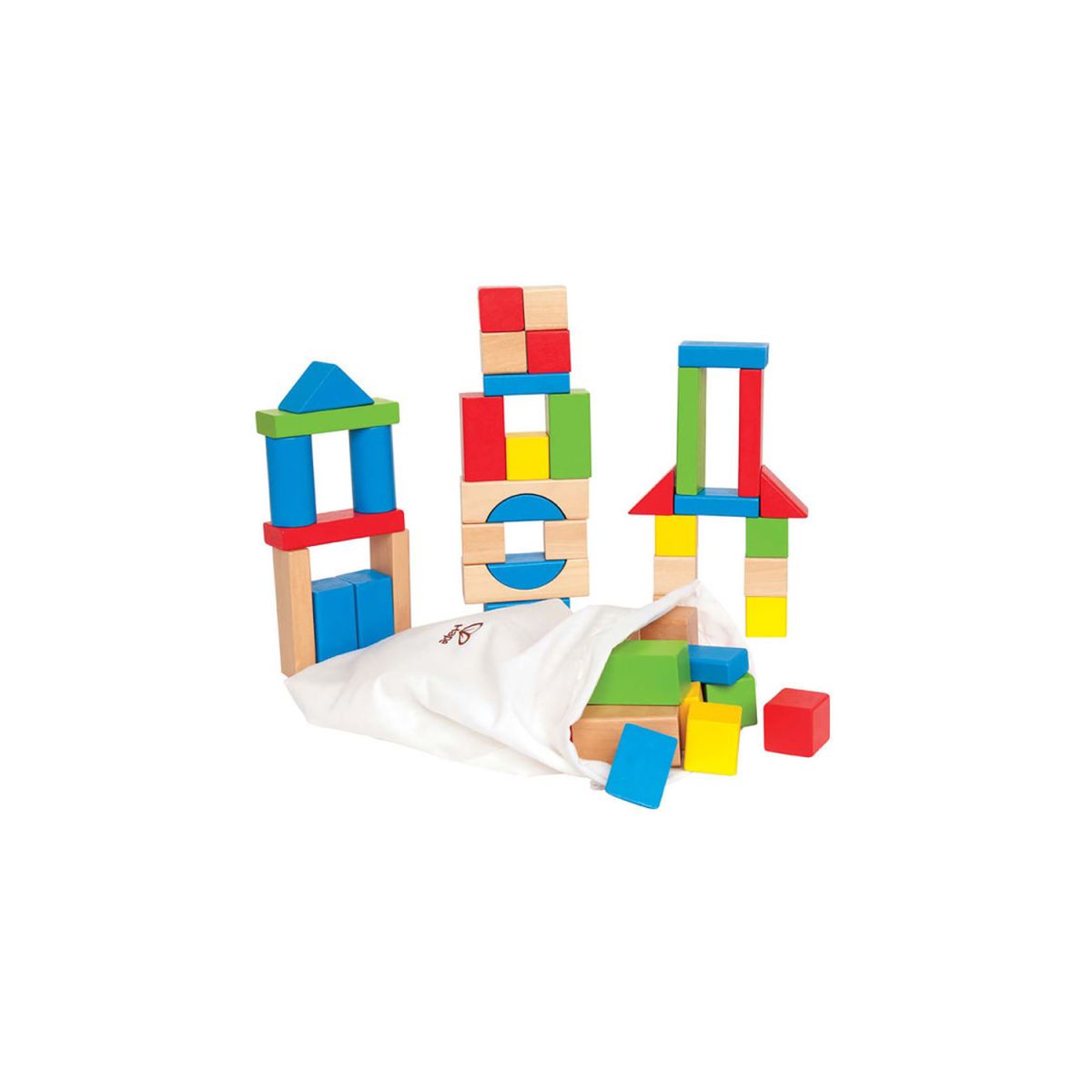 Set Bloques de Color 50 Piezas - Hape2