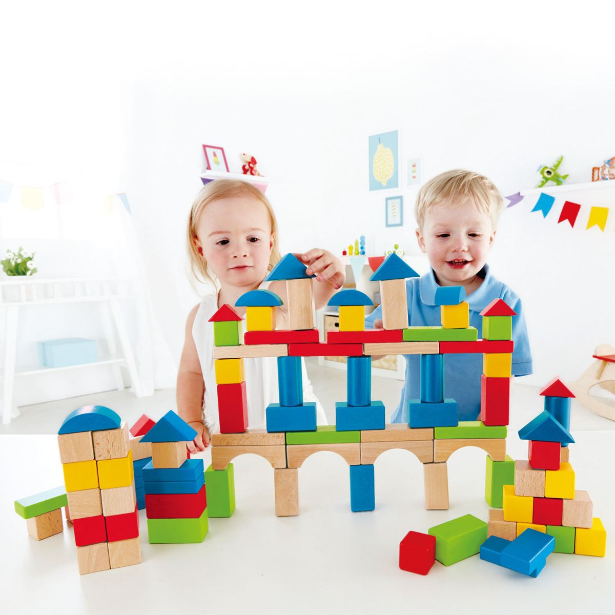 Set de Bloques 100 Piezas - Hape 1