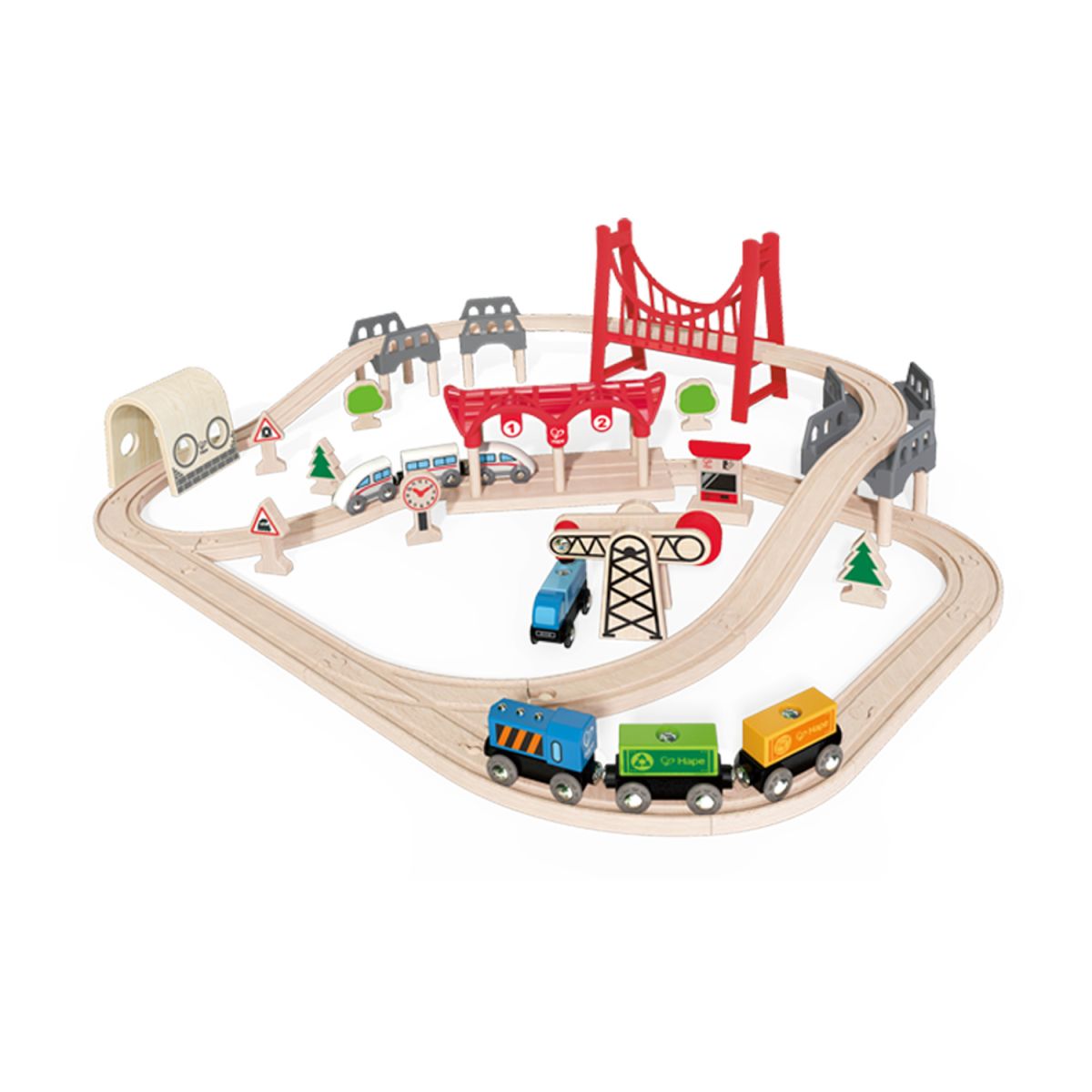 Pista de Tren Double Loop - Hape 1