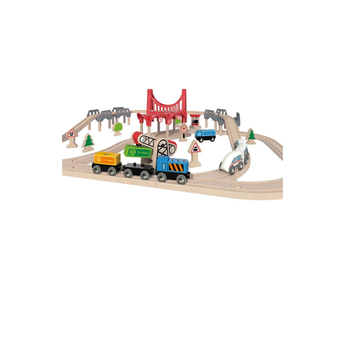 Pista de Tren Double Loop - Hape2
