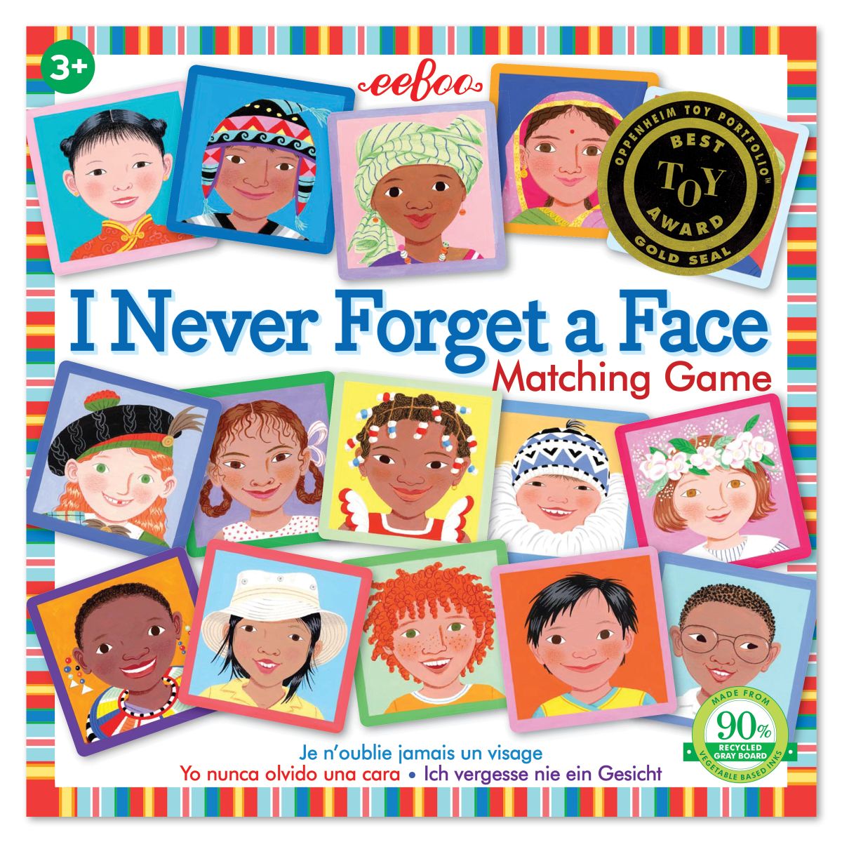 Memorice Rostros - Eeboo 3
