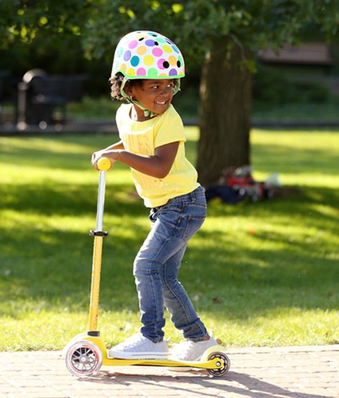 Scooter Mini Deluxe Amarillo - Micro4