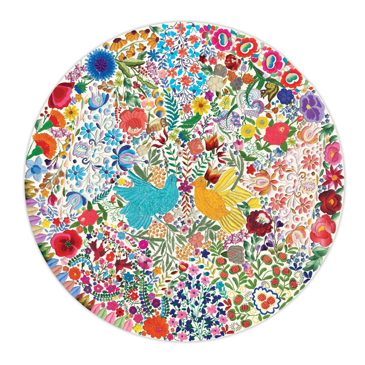 Puzzle Redondo 500 Piezas Pájaros - Eeboo2