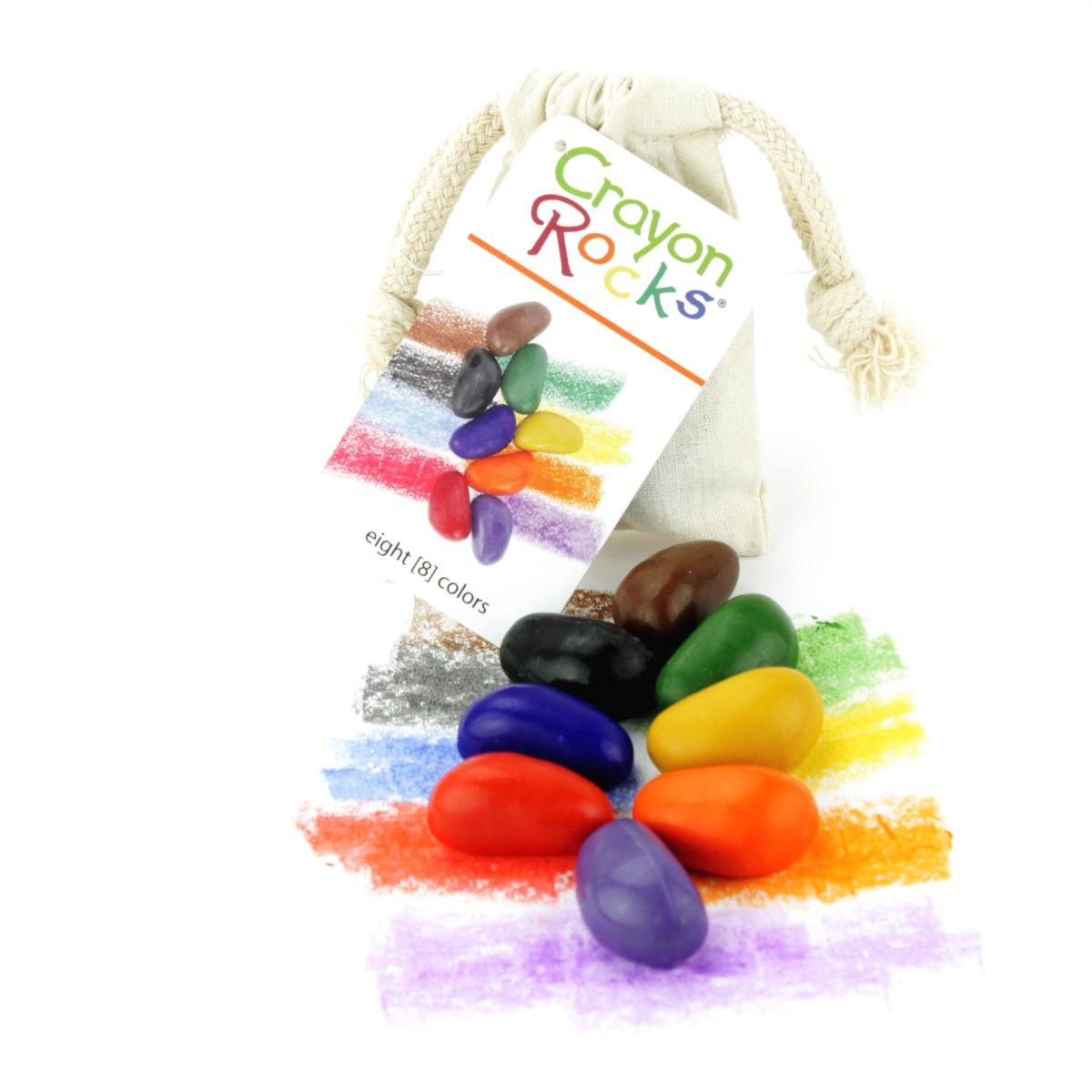 Crayon Rocks Saquito de 8 Colores 6