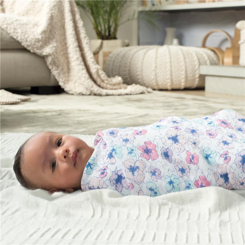 Manta Swaddle Muselina Flora - Aden Anais2