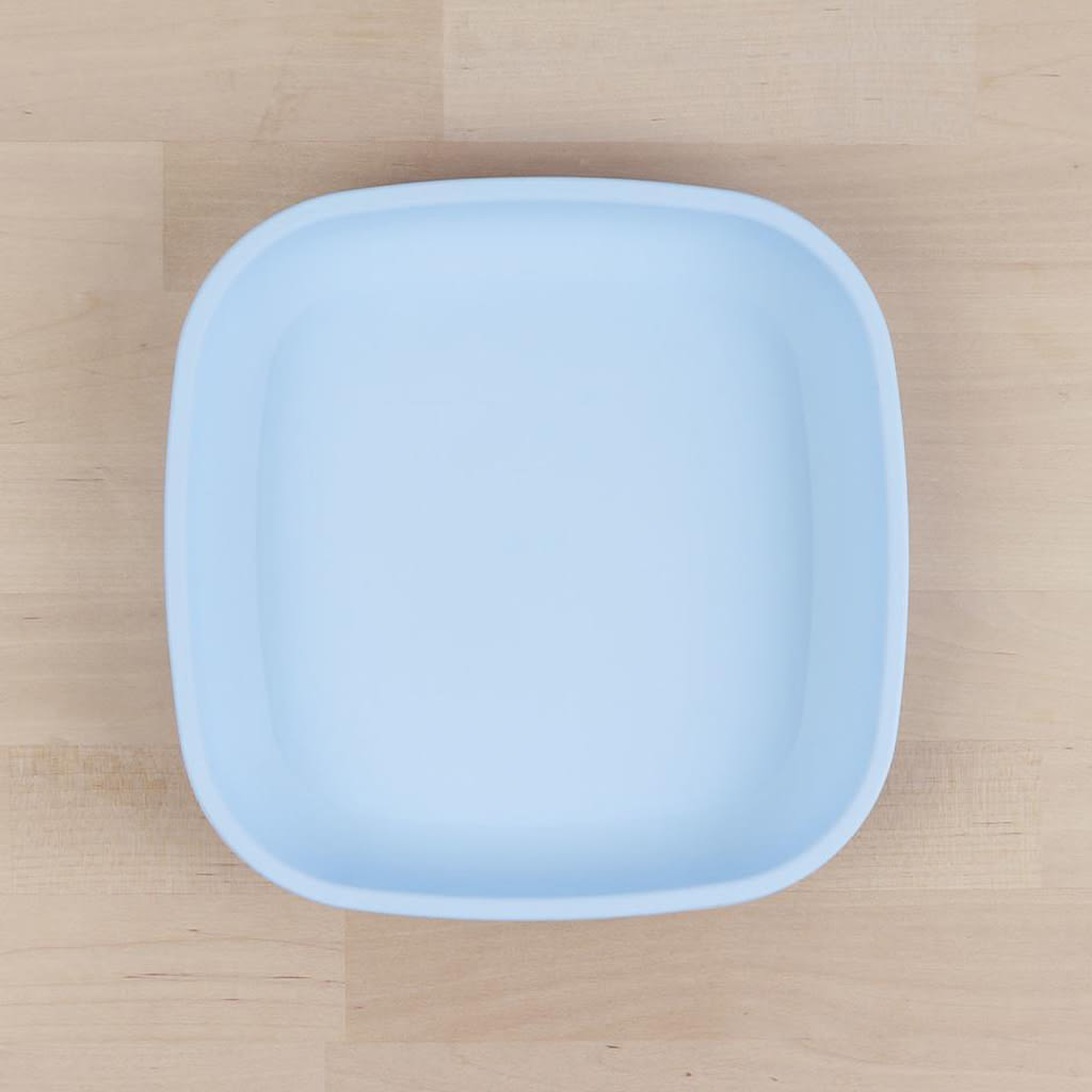 Plato Plano Ecológico Azul Pastel - Replay 5