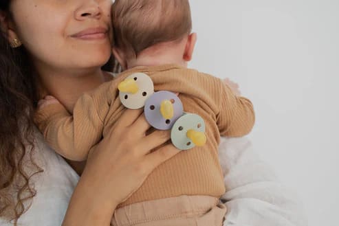 Chupete Bibs Anatómico Talla 1 Fossil Grey - Mauve2