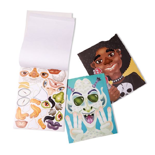 Block de Stickers Caras Locas - Melissa and Doug1