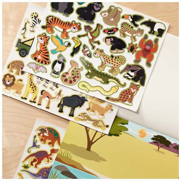 Block de Stickers Reutilizable Hábitats - Melissa and Doug3