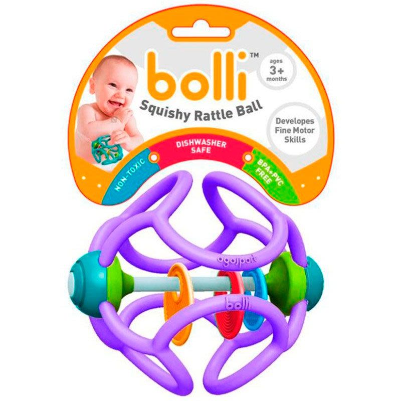 Mordedor Bolli con Sonajero Morado 1