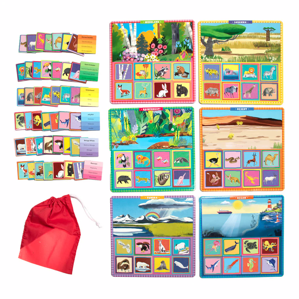 Juego Bingo Hábitat - Eeboo1