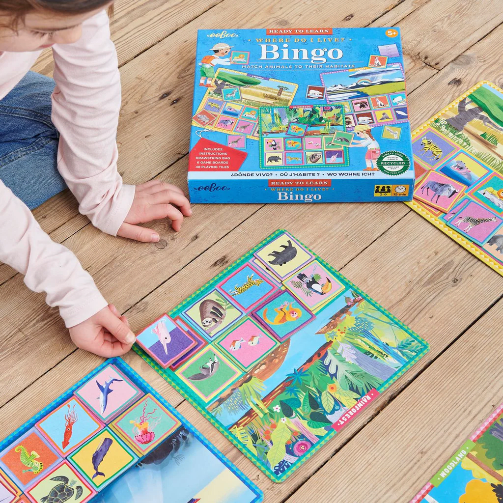 Juego Bingo Hábitat - Eeboo2
