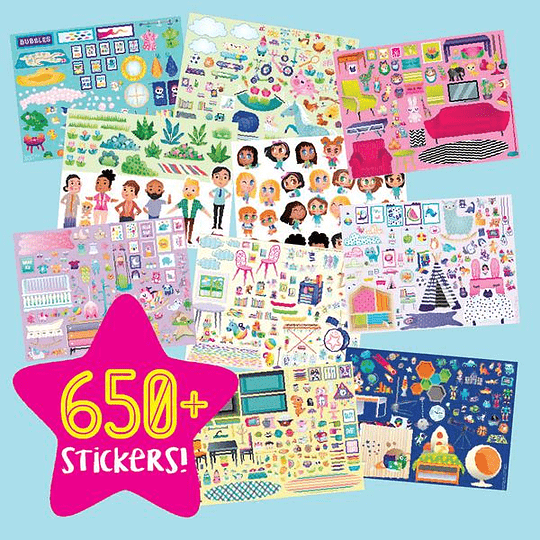 Stickers de Pared Casa para Jugar - Ann Williams Group4
