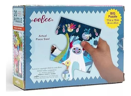 Puzzle 20 Piezas Criaturas magicas - Eeboo2