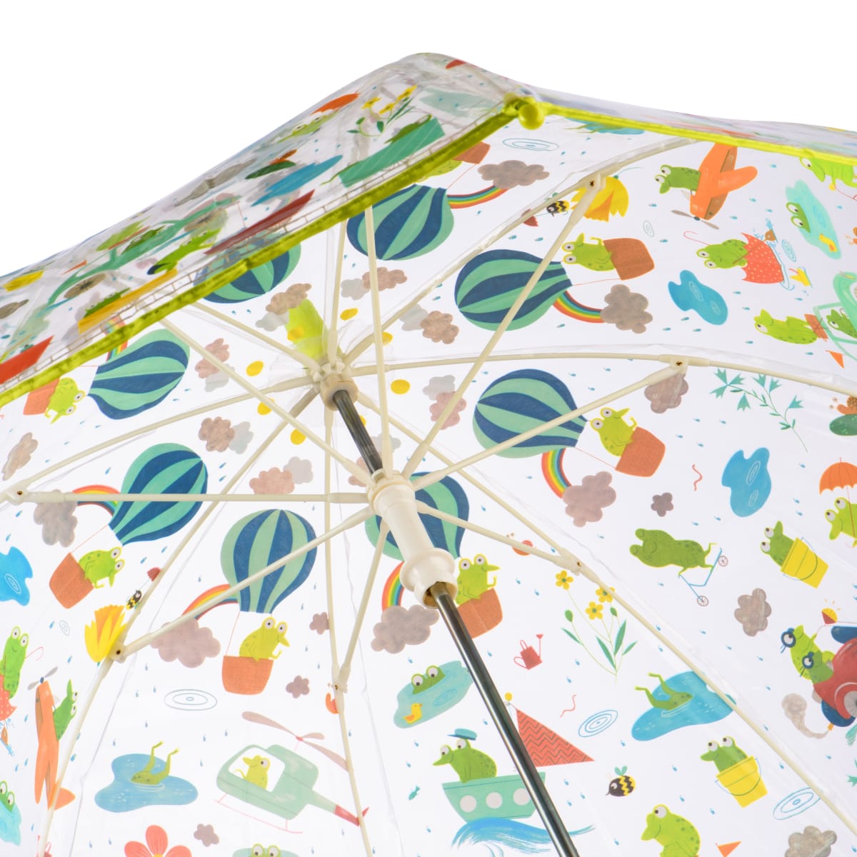 Paraguas Transparente Froglets - Djeco2