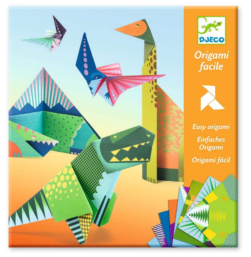 Origami Dinosaurio - Djeco 1
