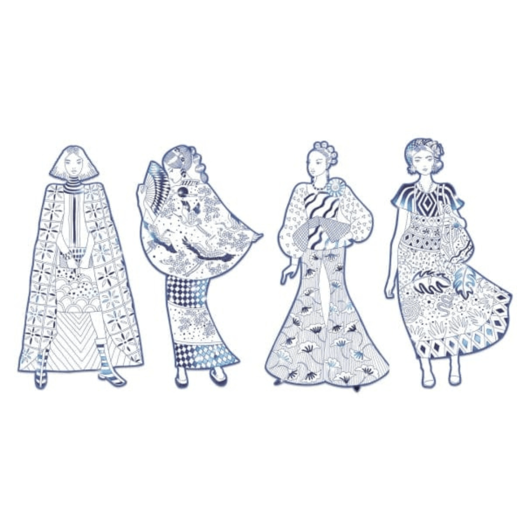 Dibujo para colorear Laura - Djeco 3