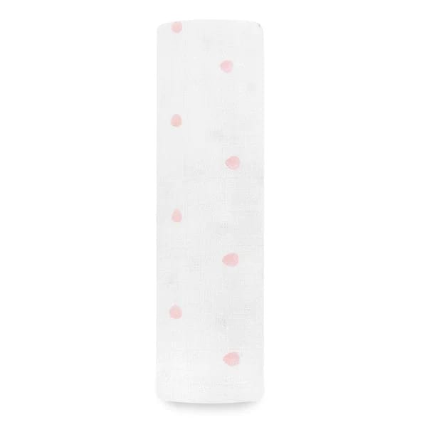 Manta Swaddle Muselina Rose Water Dot - Aden Anais 2