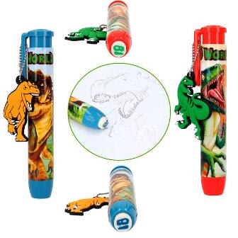 Goma de Borrar Retractil Dino World - Depesche 3