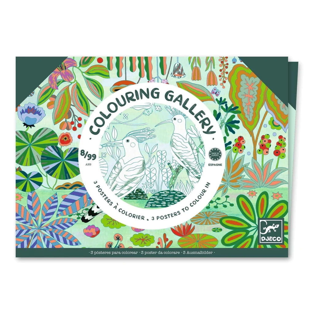 Galería para Colorear Jungla - Djeco 1