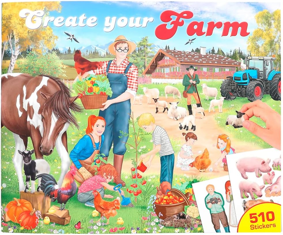 Crea tu Granja con stickers - Depesche 4