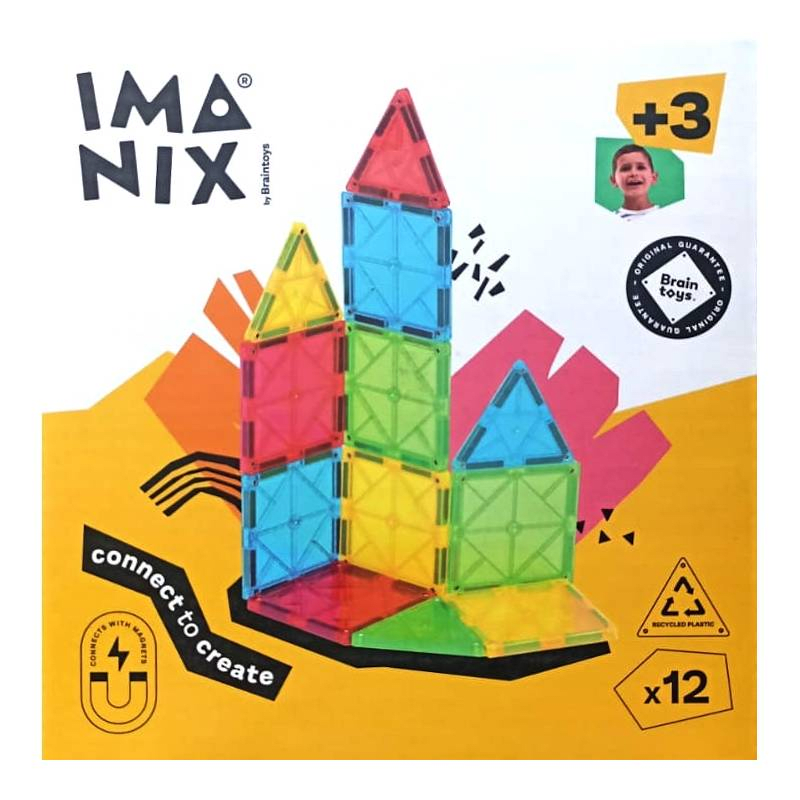 Imanix 12 Piezas - Braintoys 4