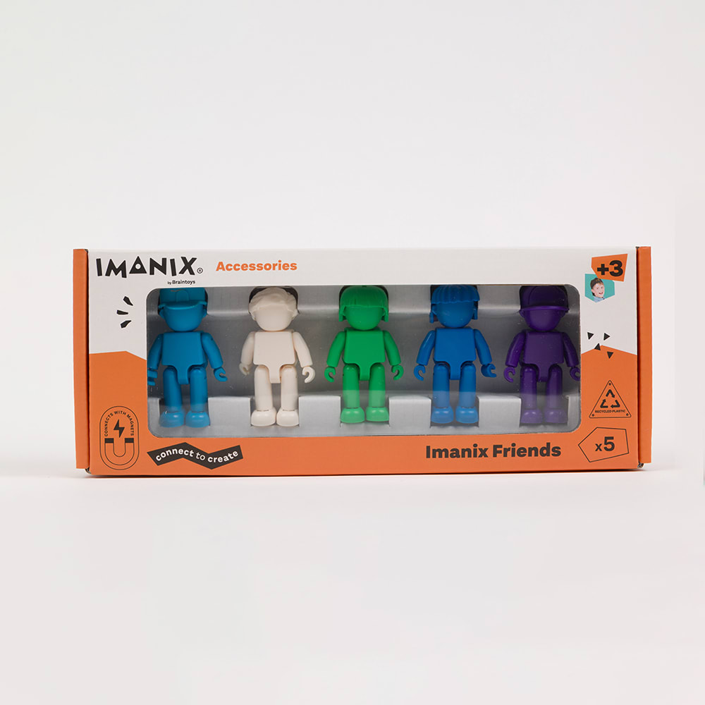 Imanix Friends Fun 5 Figuras Magnéticas - Braintoys 10